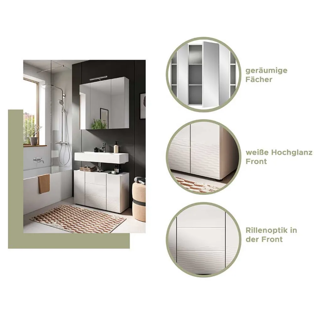 Spiegelschrank Bad Adeass*Pharao24 Hot