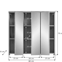 Spiegelschrank Bad Estate*Pharao24 Hot