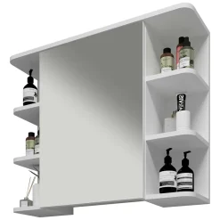 Clearance Spiegelschrank Bad Osmin Badezimmerschränke|Spiegelschränke