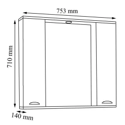 Sale Spiegelschrank Exmadura Badezimmerschränke|Spiegelschränke