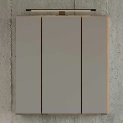 Best Spiegelschrank mit LED Longos Badezimmerschränke|Spiegelschränke