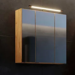 Best Spiegelschrank mit LED Longos Badezimmerschränke|Spiegelschränke