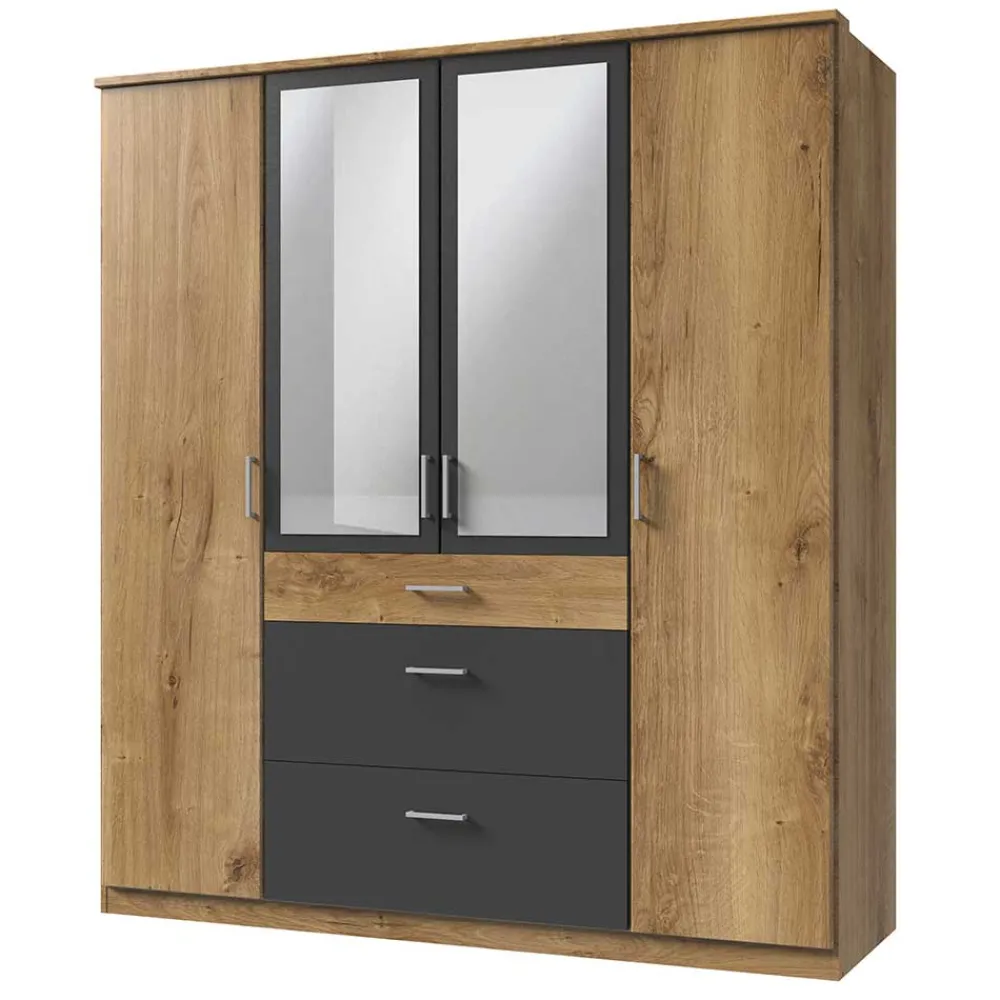 Spiegeltüren Kleiderschrank Ruamantico*Pharao24 Discount