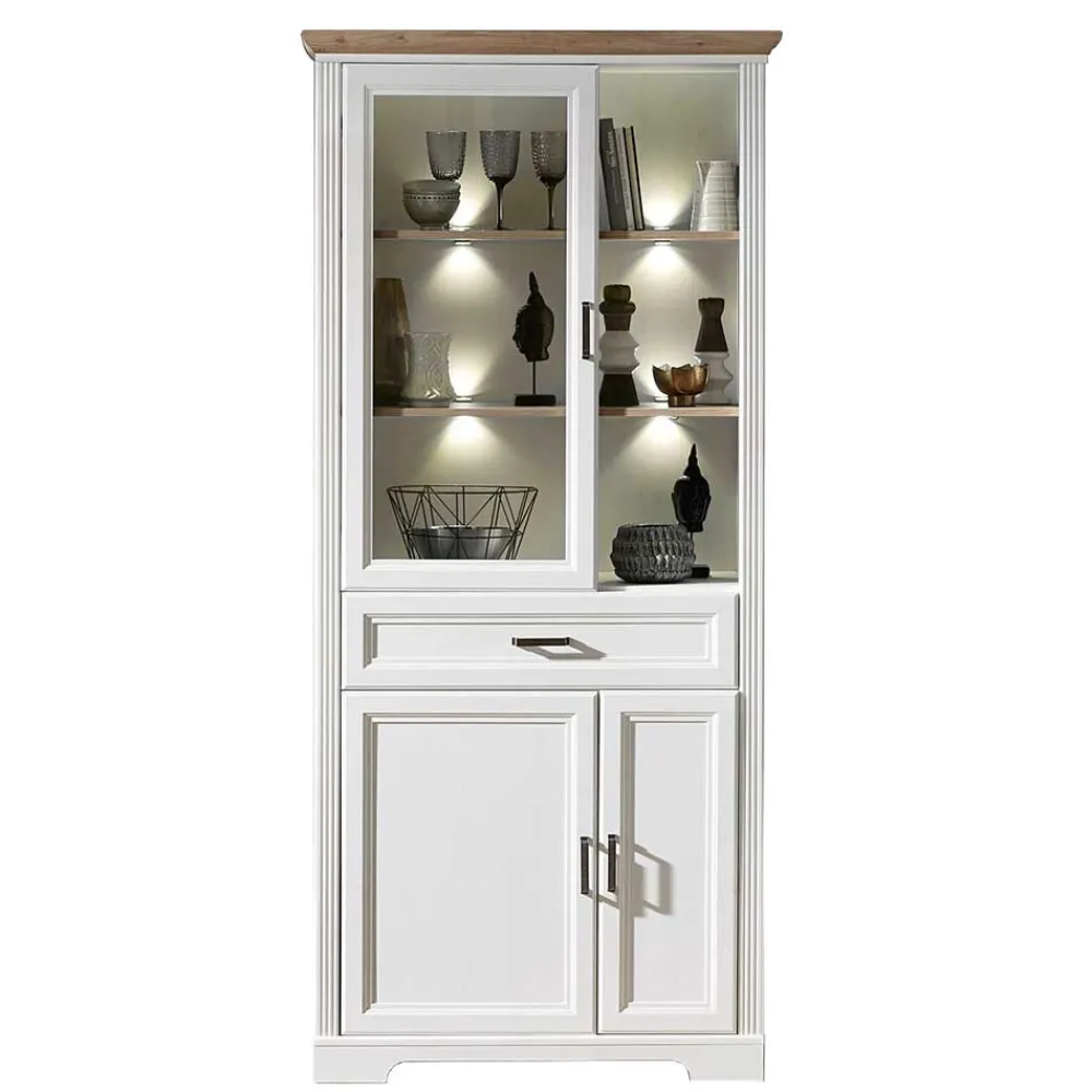 Standvitrine Vronata Vitrinenschrank|Büchervitrinen