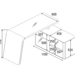 Stauraum Schreibtisch Mariebell*Pharao24 Sale