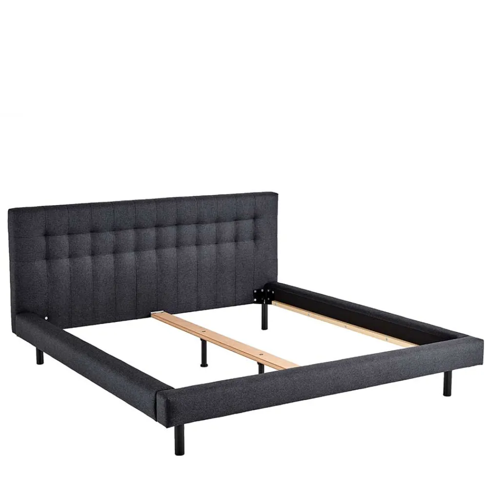 Stoffbett 140x200 cm Lejadro*Pharao24 Online