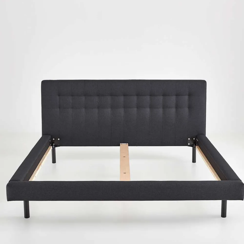 Stoffbett 140x200 cm Lejadro*Pharao24 Online