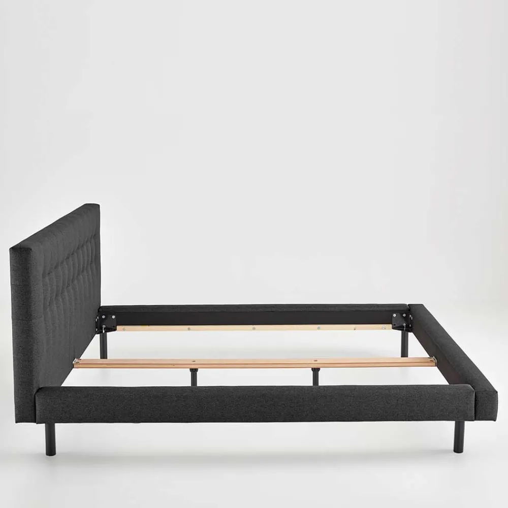 Stoffbett 140x200 cm Lejadro*Pharao24 Online