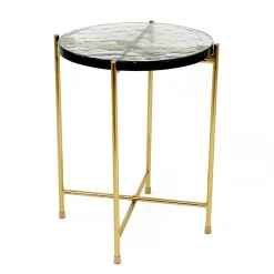 Sale Strukturglas Beistelltisch Vigginella Glastische