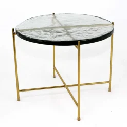 Sale Strukturglas Beistelltisch Vigginella Glastische