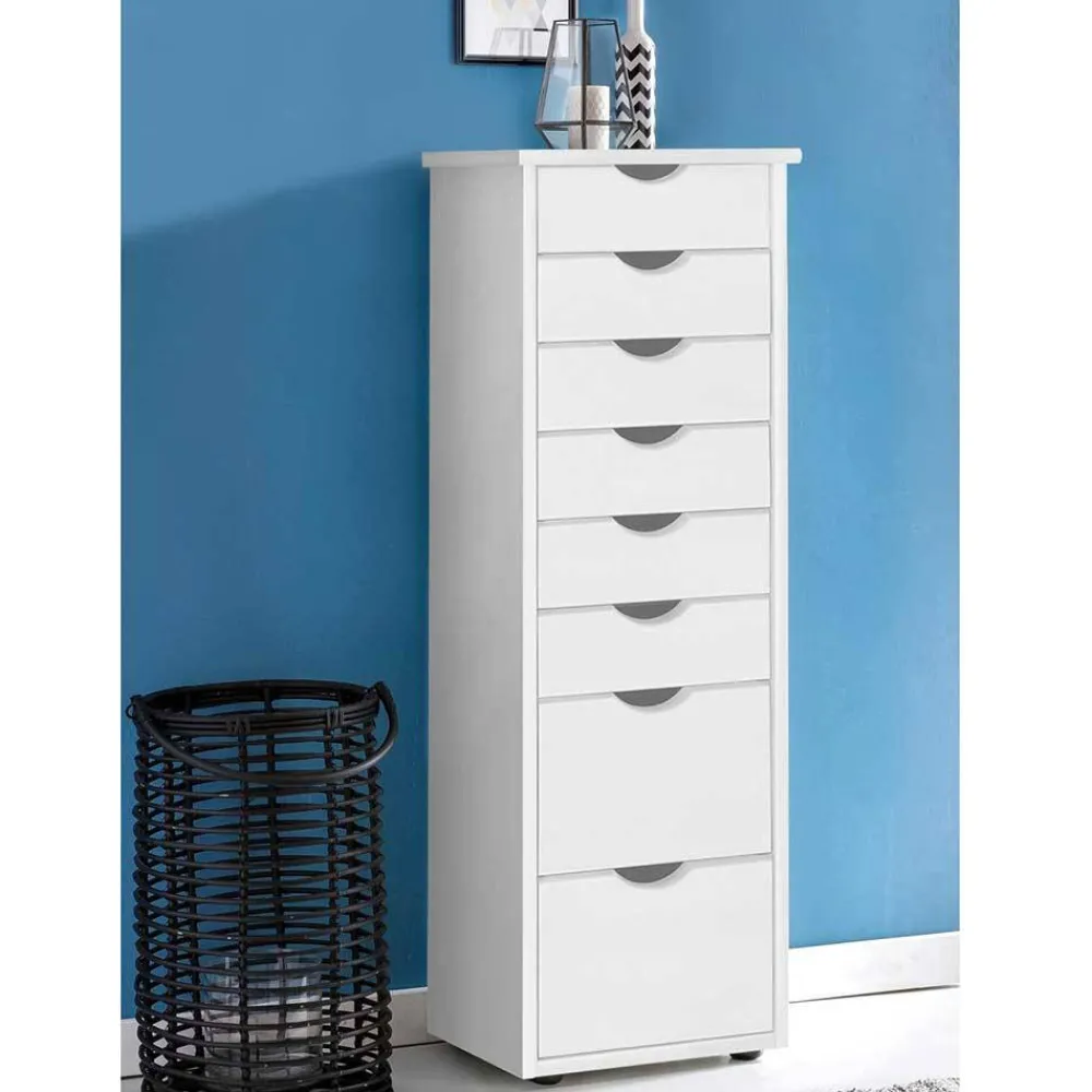 Sale Säulenkommode Milja Massivholz Kommoden|Hochkommoden