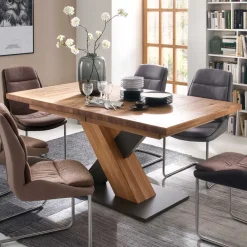 Outlet Säulentisch Sehad Massivholzmöbel|Küchentisch