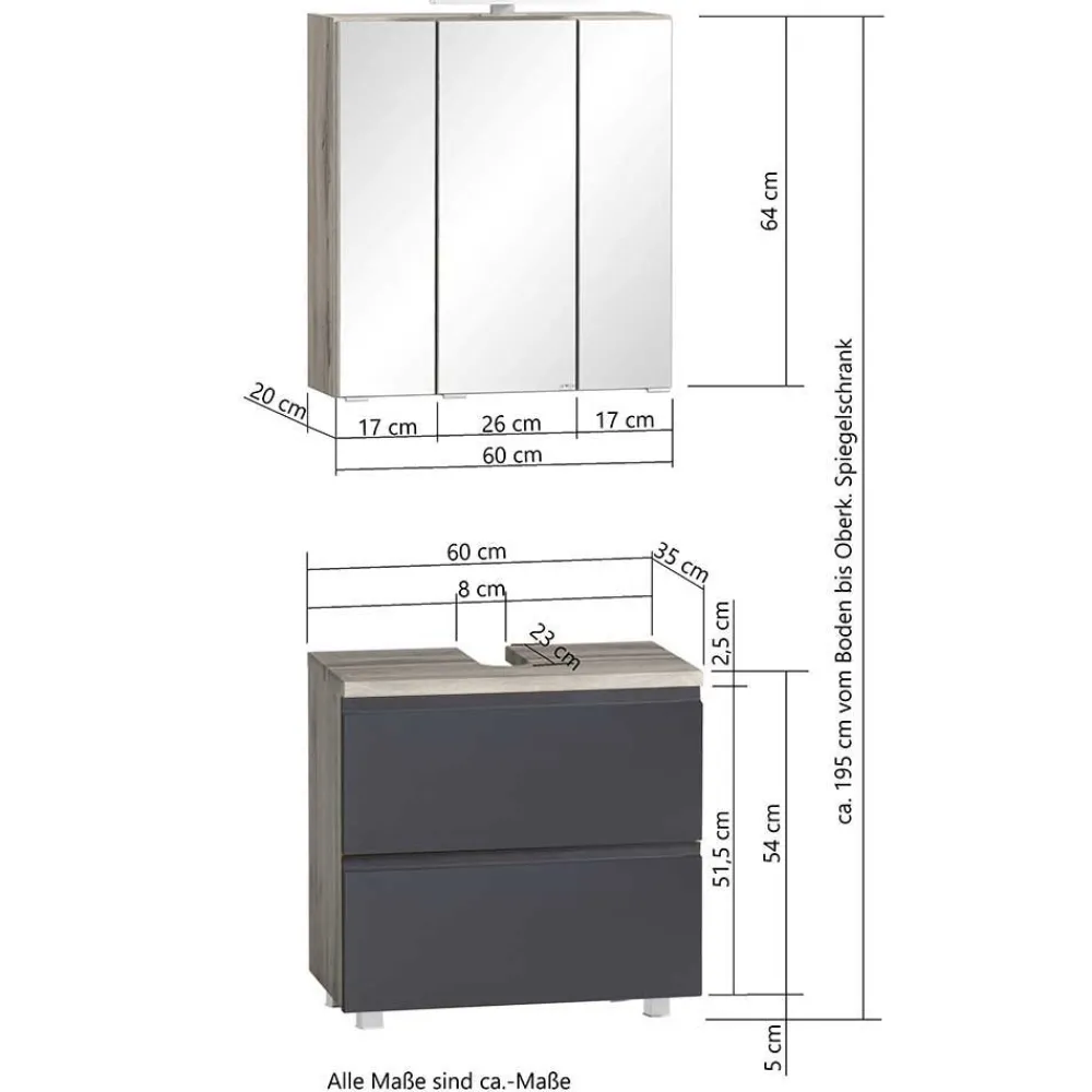 3-teiliges Badezimmer Set Fregato*Pharao24 Best