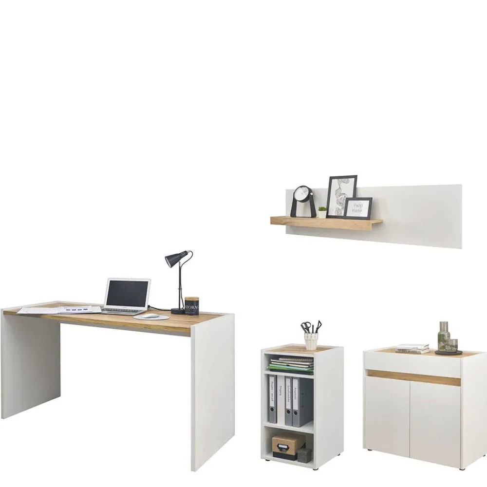 Hot 4-teiliges Büromöbel Set Rascian Büromöbel Sets