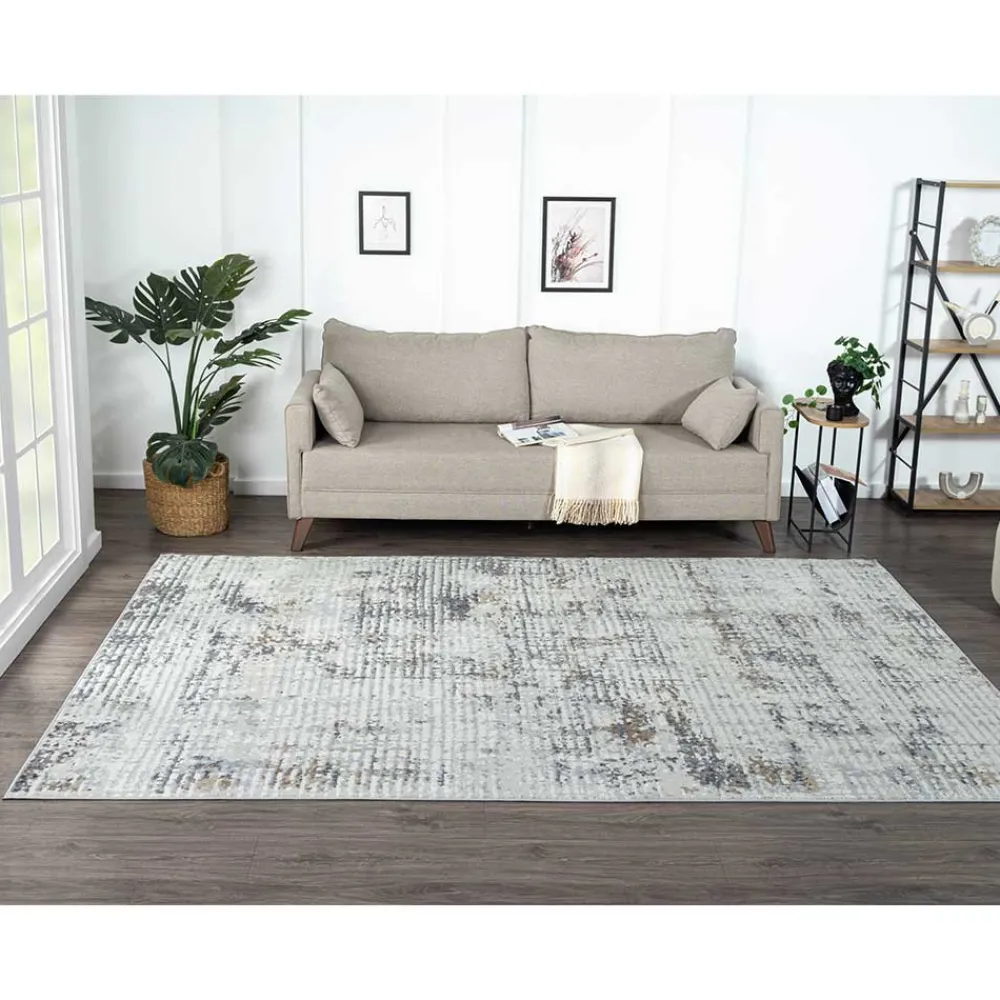 Best Teppich Hellgrau Creme Symo Teppiche