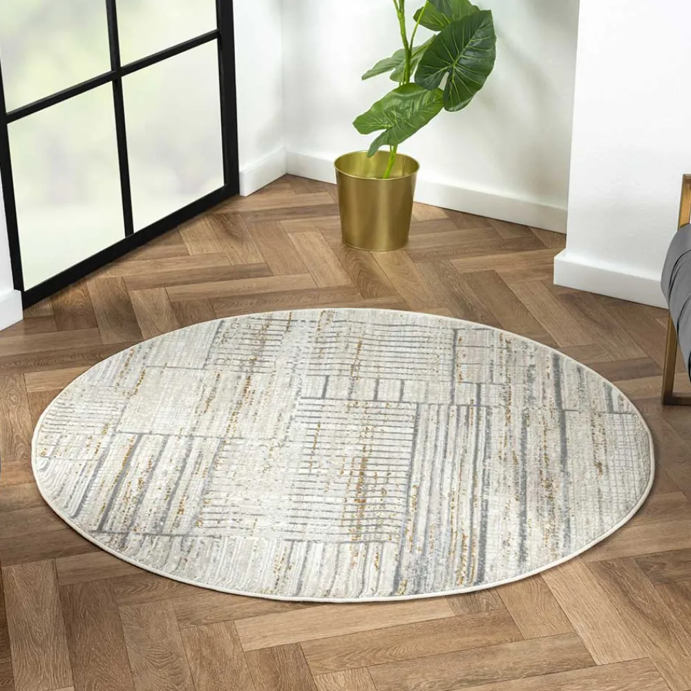 Teppich rund Kurzflor Tyri*Pharao24 Online