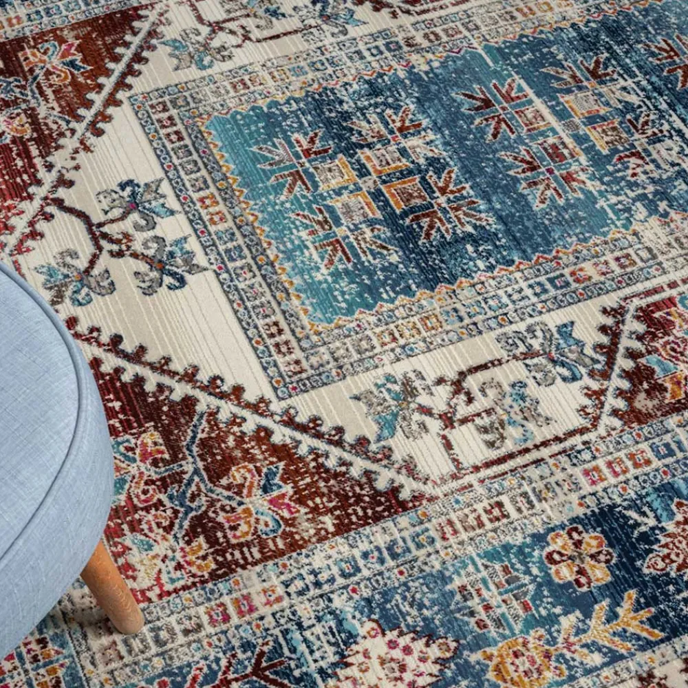 Teppich Vintage Look Kurzflor Miram*Pharao24 Hot