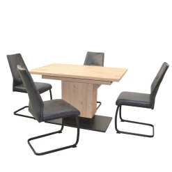 Tischgruppe Vidiano Tisch Mit Stühlen|Esszimmer Sets