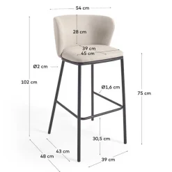New Tresenstuhl Naron Barmöbel|Barhocker