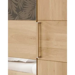 Hot 5-türiger Kleiderschrank Veyfas Massivholz Kleiderschränke