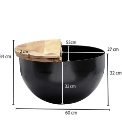 Truhentisch Pocidia Wohnzimmertisch|Beistelltische