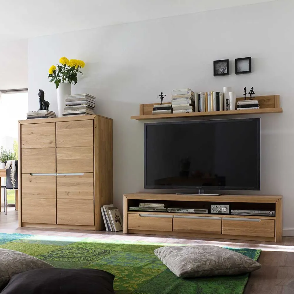 Outlet TV Anbauwand Vlarenzo Wohnzimmerschrank|Moderne Wohnwände