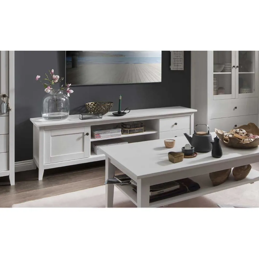 Outlet TV Bank Brostian Massivholz Tv Möbel|Fernsehtische