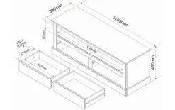 Sale TV Board Alberto Massivholz Tv Möbel|Fernsehkommoden