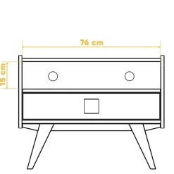 TV Board Carilla*Pharao24 Outlet