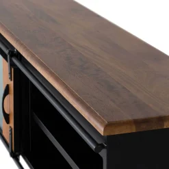 Outlet TV Board Honey Massivholz Tv Möbel