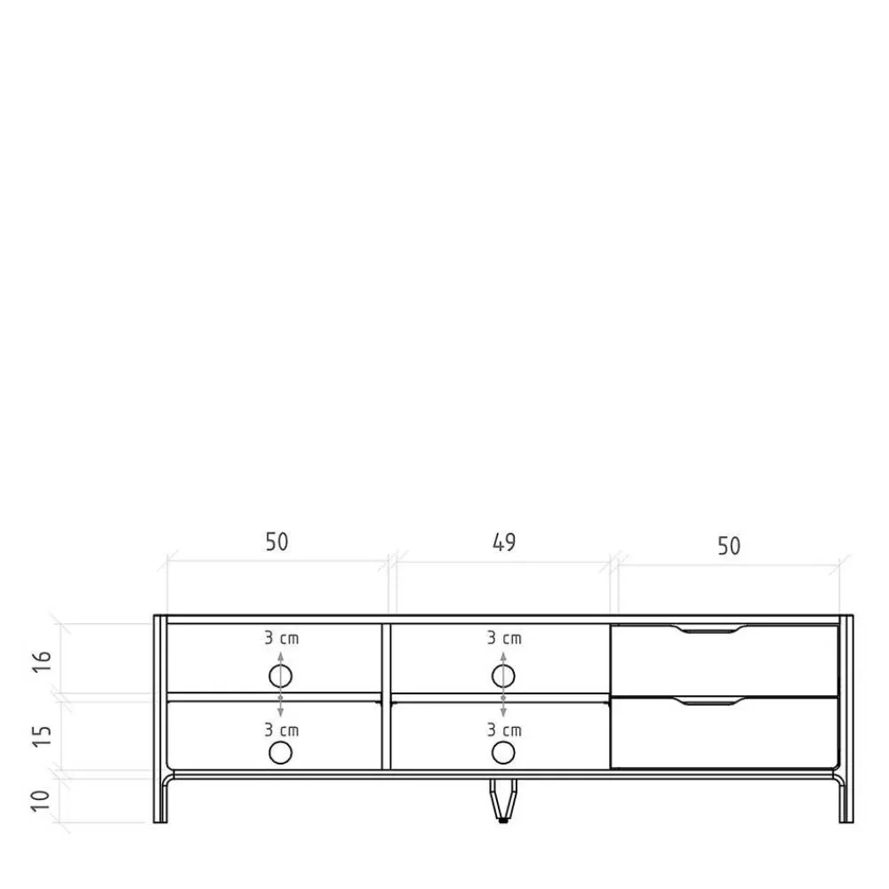 Outlet TV Board Korres Fernsehkommoden|Massivholz Tv Möbel