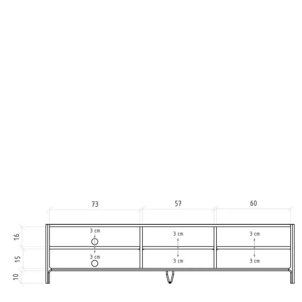 TV Board modern Korres*Pharao24 Outlet