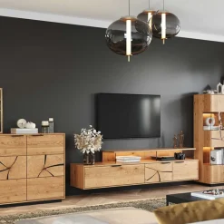 Online TV Board Tenna Massivholz Tv Möbel