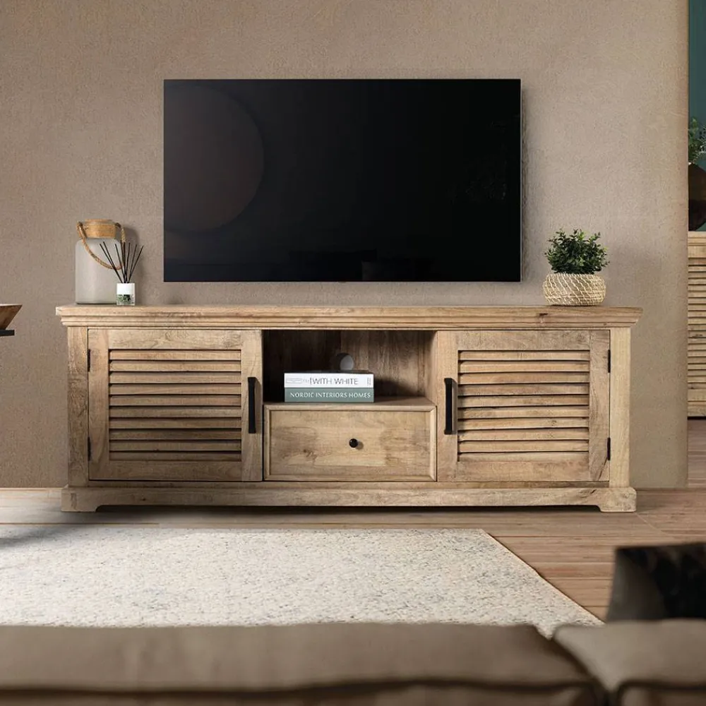 TV Board Valancio Massivholz Tv Möbel