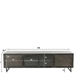 Best TV Lowboard Darvin Fernsehtische|Lowboards