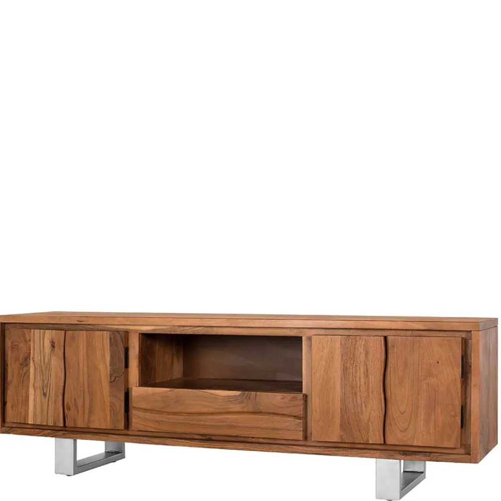 Hot TV Lowboard Ectria Massivholz Tv Möbel