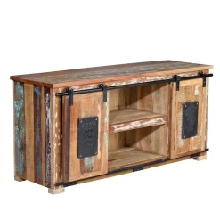 Outlet TV Lowboard Fancys Massivholz Tv Möbel