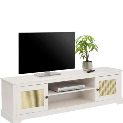 Discount TV Lowboard Halnien Massivholz Tv Möbel