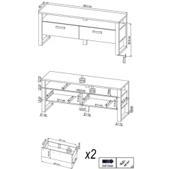 Sale TV Lowboard klein Besi Fernsehtische|Lowboards