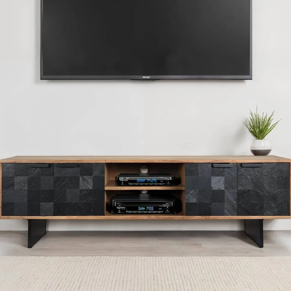 New TV Lowboard Maciano Massivholz Tv Möbel|Fernsehkommoden