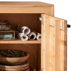 Outlet TV Lowboard Olmedo Massivholz Tv Möbel|Fernsehtische