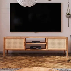 TV Möbel mit Rattan Türen Artjes*Pharao24 Sale