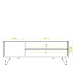 TV Phonoschrank Triancova Fernsehtische|Lowboards