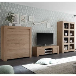 Outlet TV Schrankwand Wandy Moderne Wohnwände|Wohnwand 350 Cm