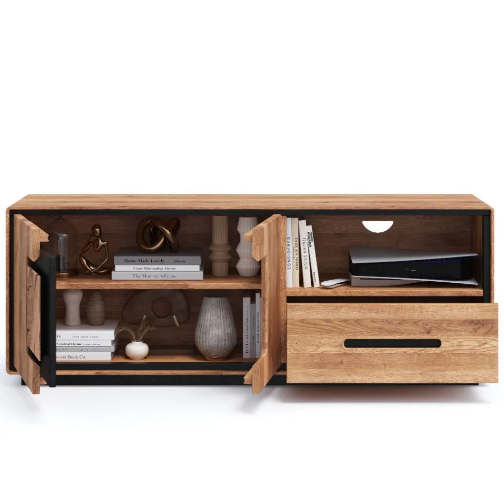 Hot TV Sideboard Macereta Massivholz Tv Möbel