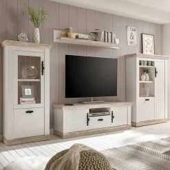 Hot TV Wohnwand Flurencina Wohnwand 350 Cm