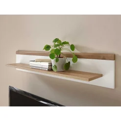 Best TV Wohnwand Levanca Wohnwand 250 Cm|Massivholz Wohnwände