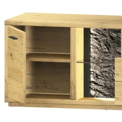 Discount TV Wohnwand Ostoro Moderne Wohnwände|Massivholz Wohnwände