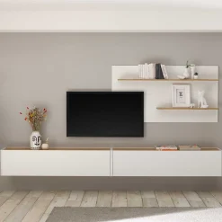 Best TV Wohnwand Rascian Moderne Wohnwände|Wohnwand 300 Cm