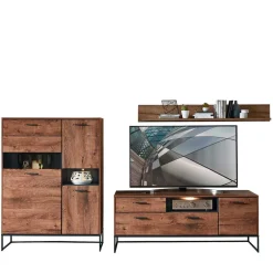 Outlet TV Wohnwand Washton Wohnwand 250 Cm